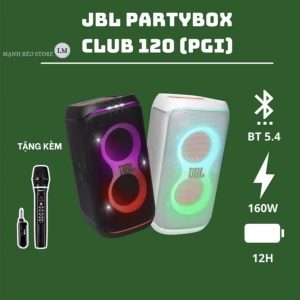 Loa Bluetooth JBL PARTYBOX CLUB 120 - Hàng Chính Hãng PGI - Tặng Micro Alphawork