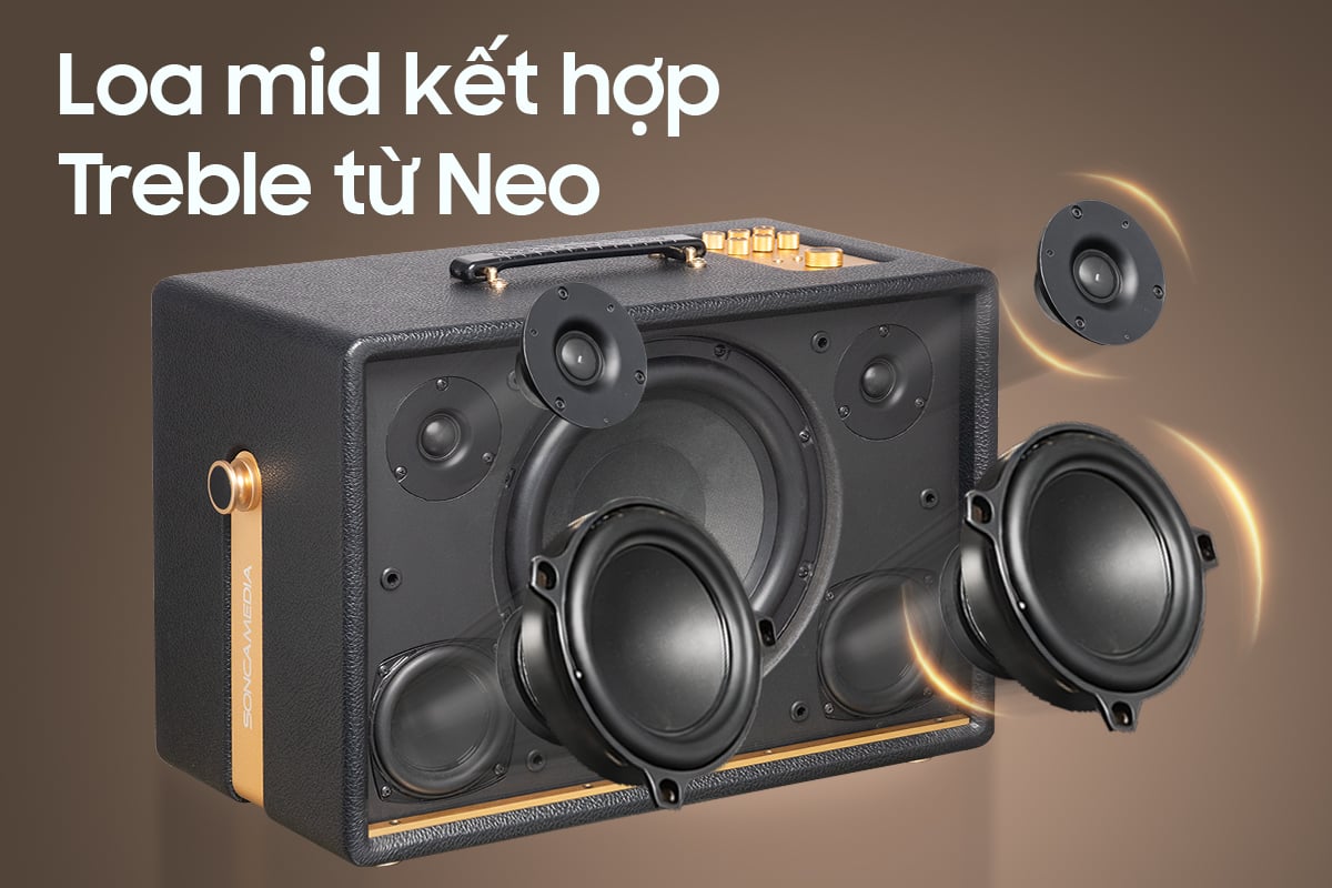 Loa karaoke xách tay Acnos - D’Auris 300 (Kèm quà tặng 1 triệu) - Image 7