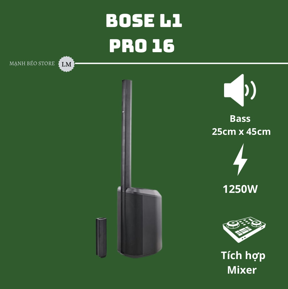 Loa Bose - L1 Pro 16 - Tích hợp Mixer