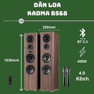 Dàn loa Kadma - BS68 - 4 đường tiếng