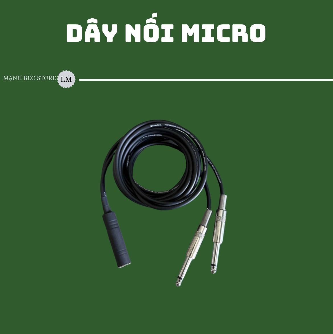 Dây chia micro ra 2 loa