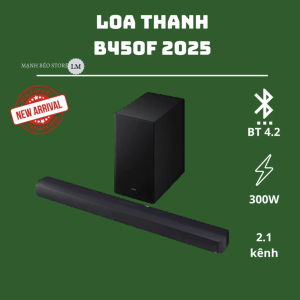 Loa thanh soundbar - Samsung HW-B450F/XV - 300W - 2.1 kênh