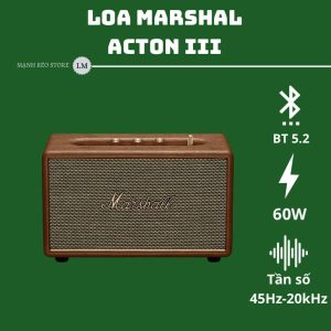 Loa Marshall - Acton 3 (III)