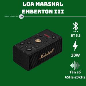 Loa Marshall - Emberton 3 (III)