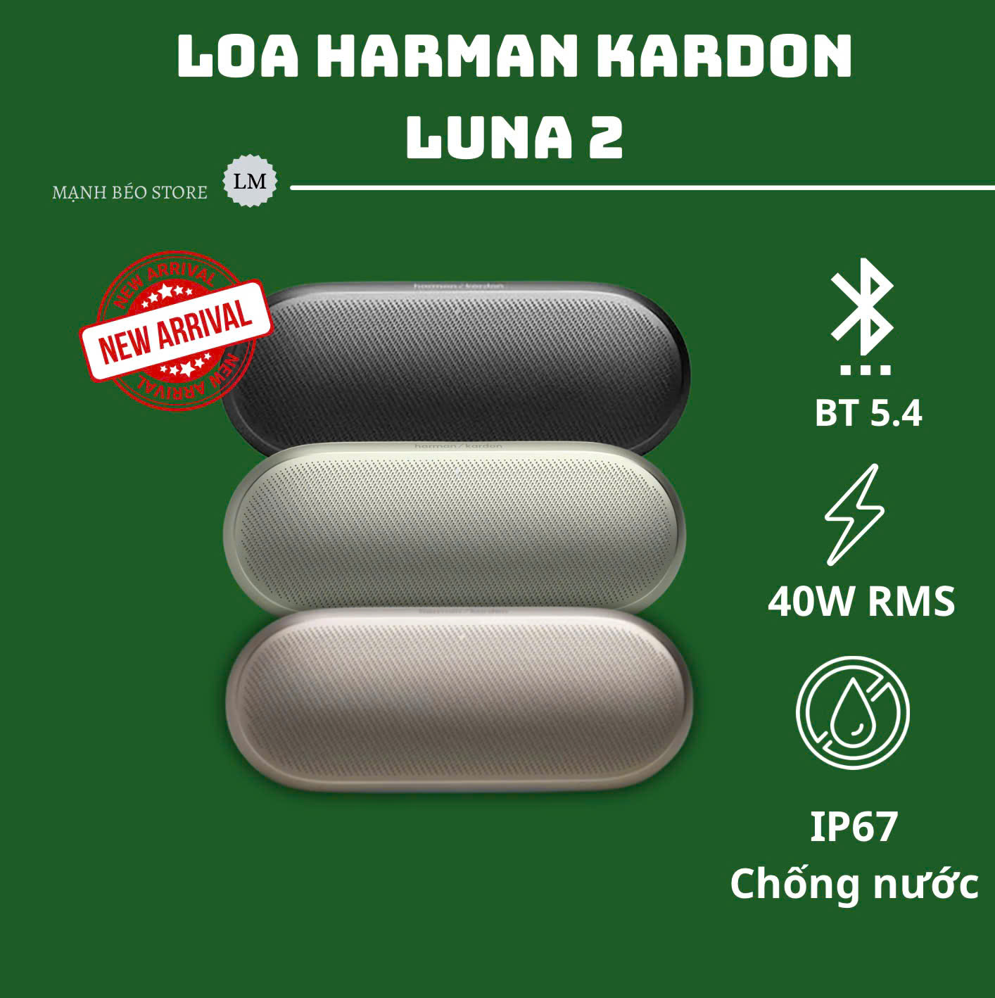 Loa Harman Kardon Luna 2 - Công suất 40W